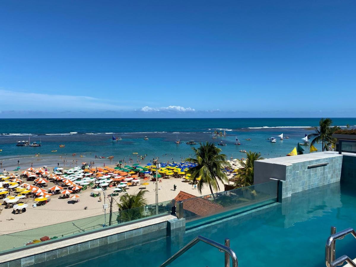 Flat Beira Mar Com Varanda Em Pôrto das Galinhas Eksteriør bilde